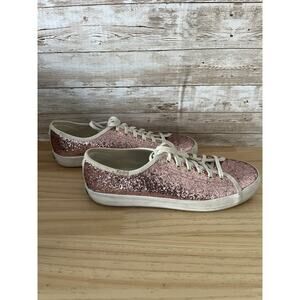 Keds For Kate Spade Women’s Sneaker Size 7.5 Glittered Pink